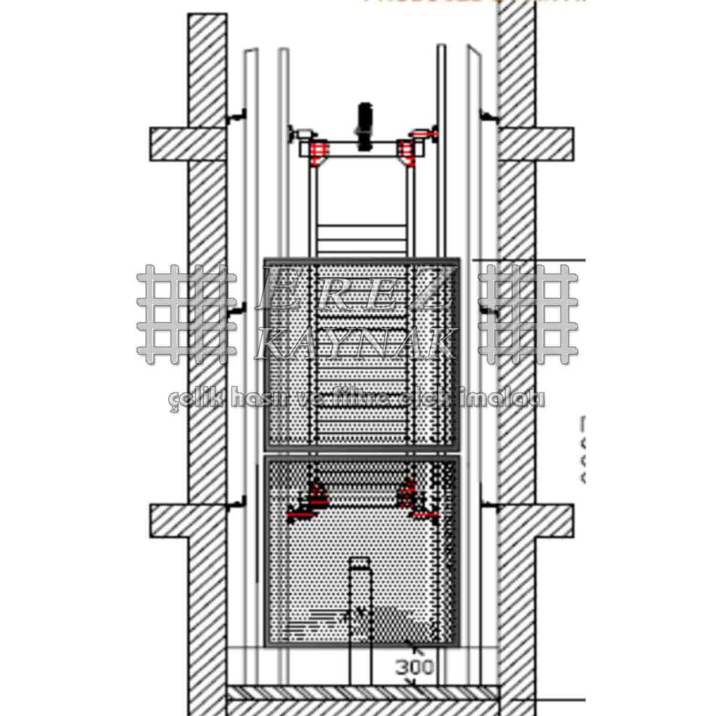Asansör Seperatör Teli Proje Çizimi